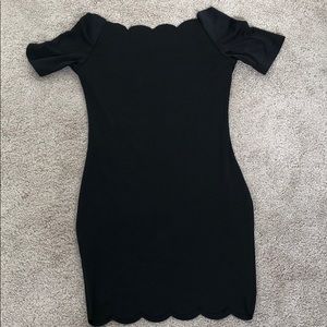 Mini black dress